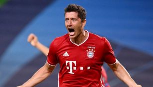  Lewandowski en festejo de gol