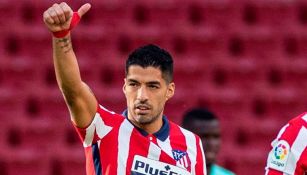 Luis Suárez, durante un juego del Atlético de Madrid