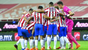 Jugadores de Chivas previo a la Ida de Semis contra León 