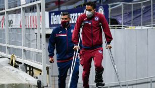 Adrián Aldrete tras lesión en partido vs Pumas