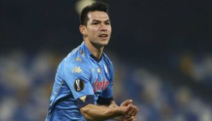 Chucky Lozano jugando con Napoli