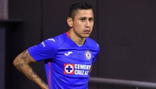 Cata Domínguez durante un partido con Cruz Azul 