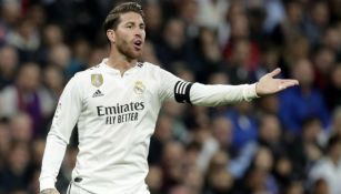 Sergio Ramos en partido con Real Madrid