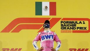 Sergio Pérez tras llevarse el GP de Sakhir