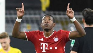 David Alaba en un partido con el Bayern Munich