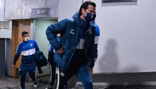 Solari ingresa al Estadio Azteca