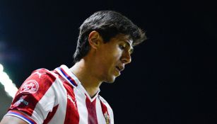 JJ Macías durante un partido con Chivas