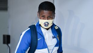 Pedro Aquino previo a un partido con América