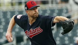  Corey Kluber en partido