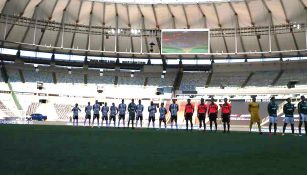 Ceremonia protocolaria de la Final de Copa Libertadores