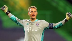 Neuer en festejo de gol