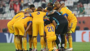 Tigres previo a jugar la Final del Mundial de Clubes