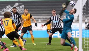 Escuadra del Wolverhampton contra Newcastle en la Premier League