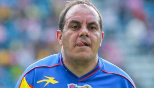 Cuauhtémoc Blanco en un homenaje