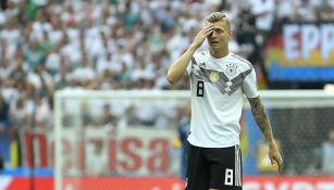 Toni Kroos en un partido con Alemania