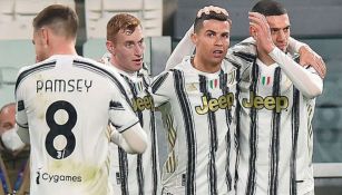 Cristiano Ronaldo en festejo con la Juventus