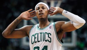 Paul Pierce, en acción con los Celtics