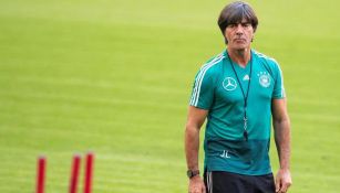 Joachim Löw durante una sesión con Alemania 