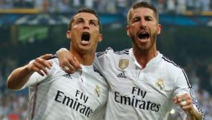 Sergio Ramos y Cristiano Ronaldo en un partido del Real Madrid