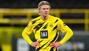 Erling Haaland en acción con Borussia Dortmund