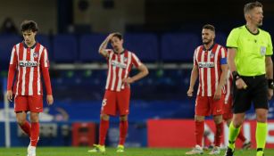 Jugadores del Atlético lamentan la eliminación vs Chelsea 