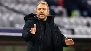 Hansi Flick, entrenador del Bayern Munich, durante partido