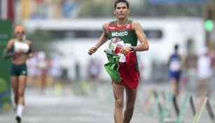 Horacio Nava, durante la competencia