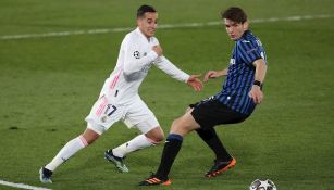 Lucas Vázquez durante un partido con el Real Madrid