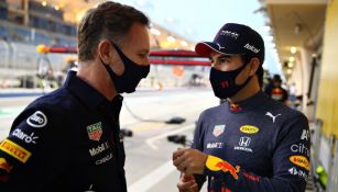 Sergio 'Checo' Pérez en práctica para el Gran Premio de Baréin con la escudería de Red Bull