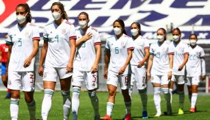 México Femenil antes de un partido