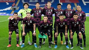 Jugadores de la Selección Mexicana previo al duelo ante Gales