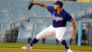 Julio Urías en juego con los Dodgers