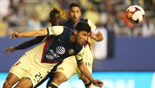 Jordan Silva durante un partido con América