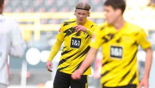 Erling Haaland en acción con Borussia Dortmund