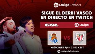 Ibai transmitió el duelo entre Athletic y Real Sociedad