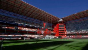 Panorámica del Estadio Nemesio Diez sin público