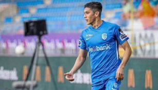 Gerardo Arteaga en partido con Genk