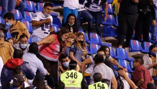 Pelea en el Estadio Cuauhtémoc