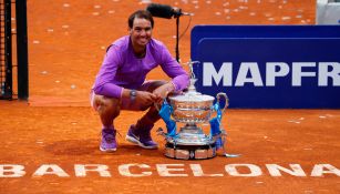 Nadal sonríe tras ganar el Barcelona Open