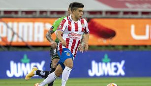 Fernando Beltrán en partido con Chivas 