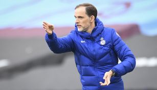 Thomas Tuchel en partido con el Chelsea