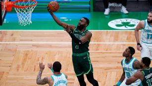 Jaylen Brown, en acción con los Celtics