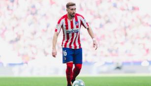 Héctor Herrera jugando con el Atlético de Madrid