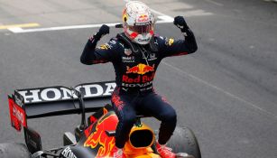 Max Verstappen en festejo en el Gran Premio de Mónaco