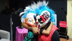 Psycho Clown y un gran abrazo con Mateo