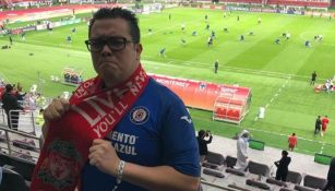 Franco Escamilla, fiel seguidor de Cruz Azul