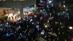 La afición de Cruz Azul en el hotel