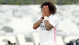 Marcelo en lamento de gol