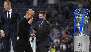 Pep Guardiola tras perder la Final ante Chelsea