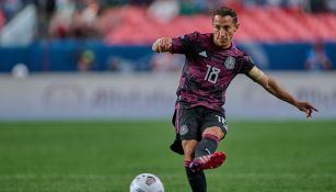 Andrés Guardado en el México vs Costa Rica